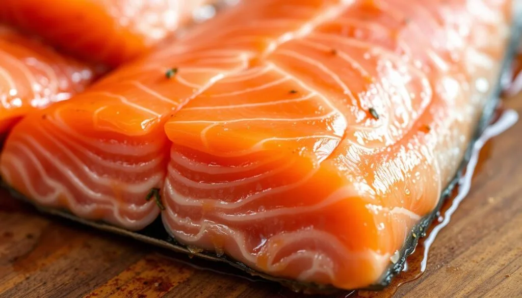 Smoked Salmon Texture Smoked Salmon Texture