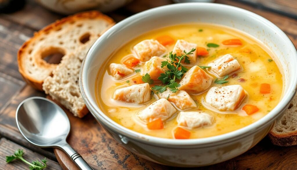 Customized salmon chowder Customized salmon chowder