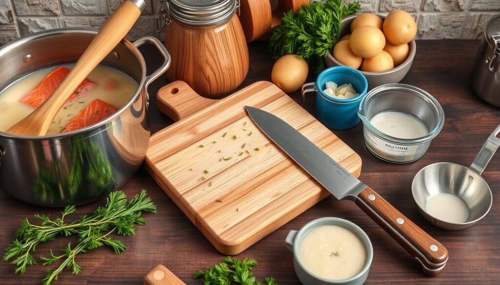 Kitchen Tools for Fish Chowder Kitchen Tools for Fish Chowder