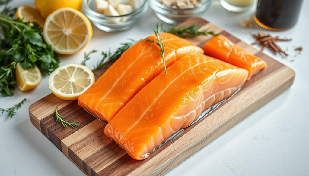 Salmon filets Salmon filets