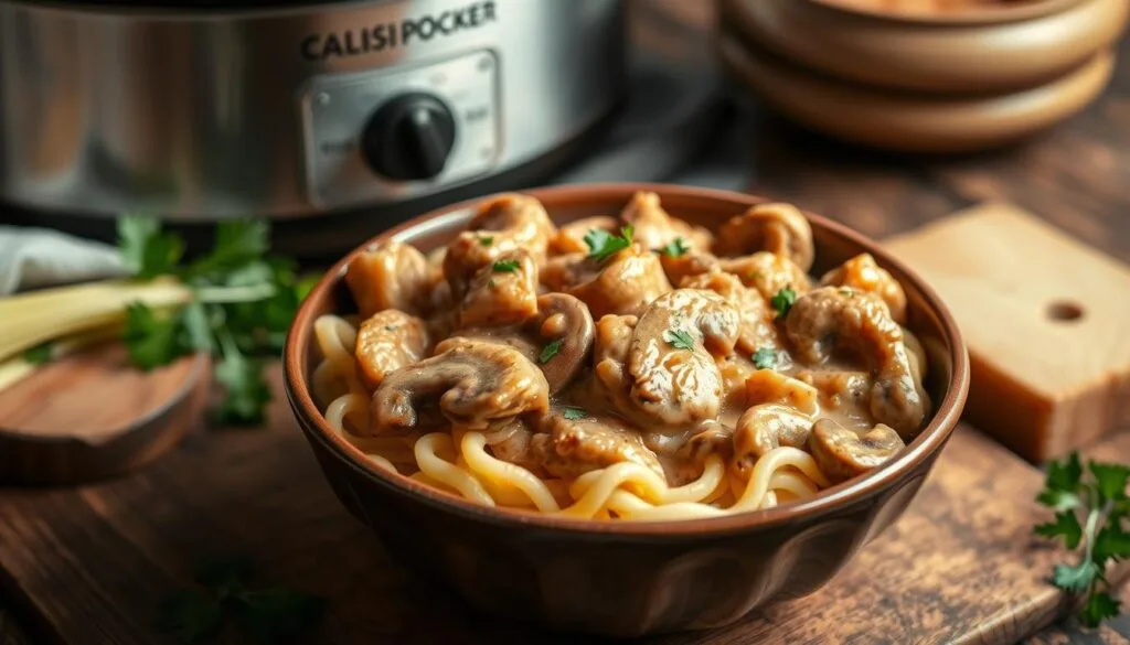 Slow Cooker Chicken Stroganoff Slow Cooker Chicken Stroganoff