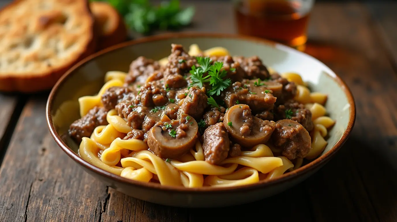 Best Ground Beef Stroganoff Recipe