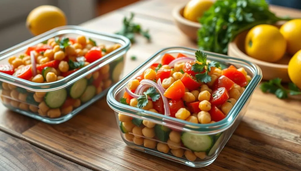 chickpea salad meal prep chickpea salad meal prep