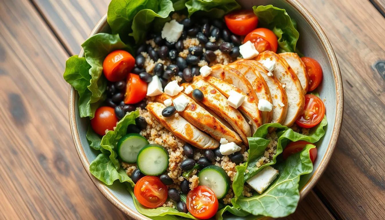 high protein salad