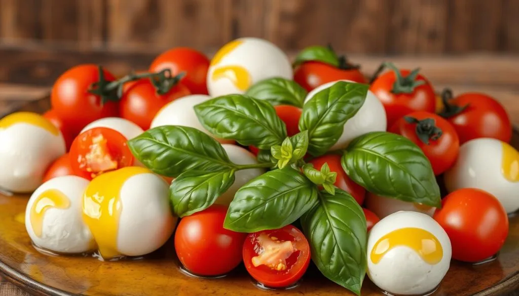 mozzarella, tomatoes, basil, olive oil mozzarella, tomatoes, basil, olive oil