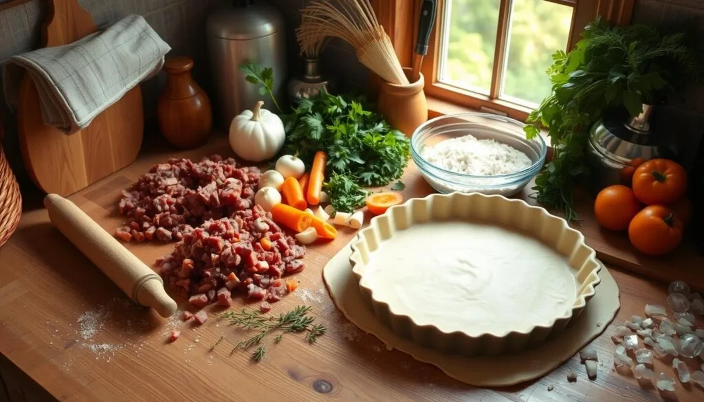 Beef Pie Preparation Steps Beef Pie Preparation Steps