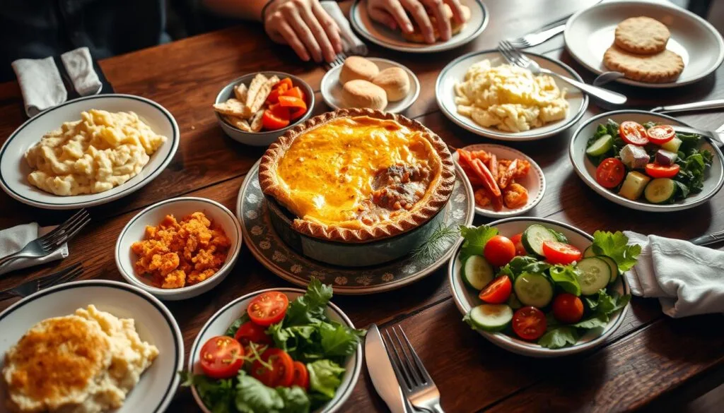 Delicious beef pie sides and complementary dishes Delicious beef pie sides and complementary dishes