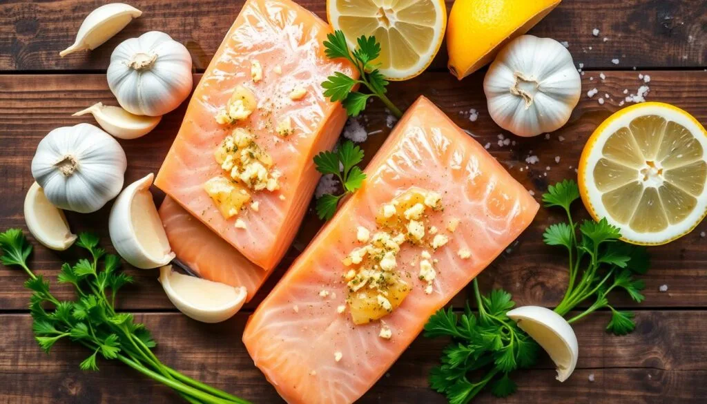 Garlic Butter Salmon Ingredients Garlic Butter Salmon Ingredients