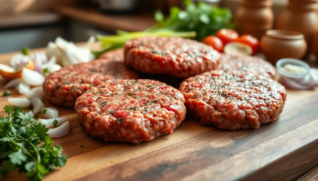 Homemade Burger Patties with Ground Beef Homemade Burger Patties with Ground Beef