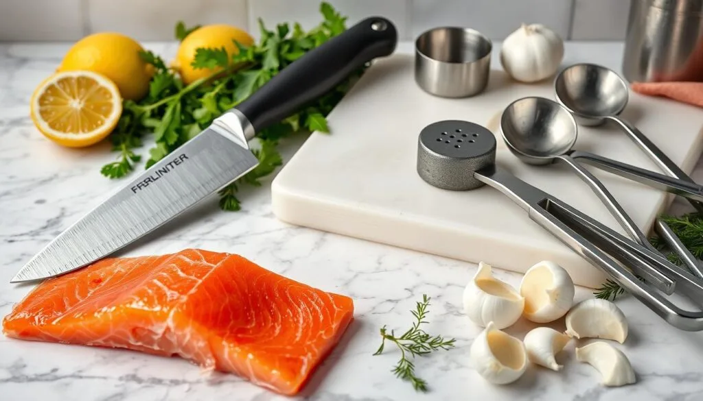 Kitchen tools for seafood dishes Kitchen tools for seafood dishes