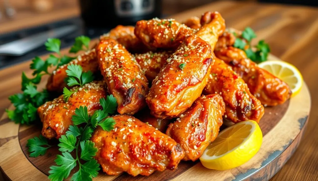 Seasoned air fryer chicken wings Seasoned air fryer chicken wings