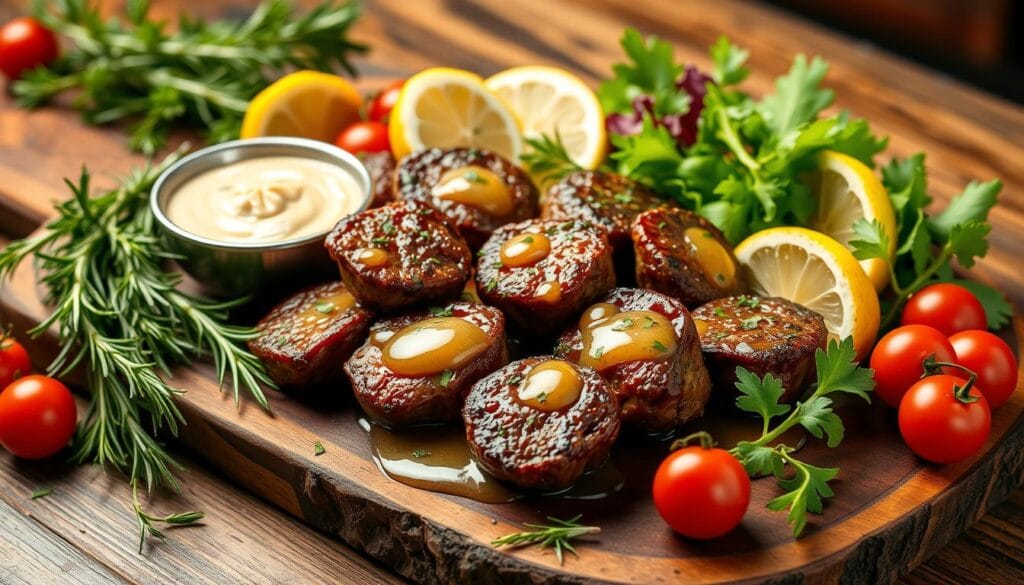 Garlic Butter Steak Bites Presentation Garlic Butter Steak Bites Presentation