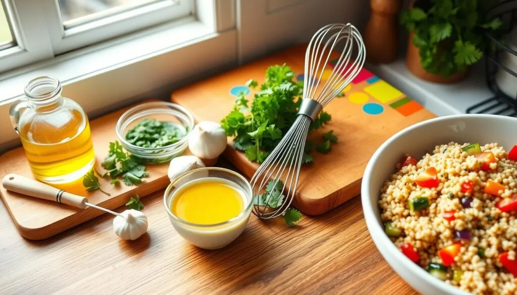 Quinoa Salad Dressing Preparation Quinoa Salad Dressing Preparation