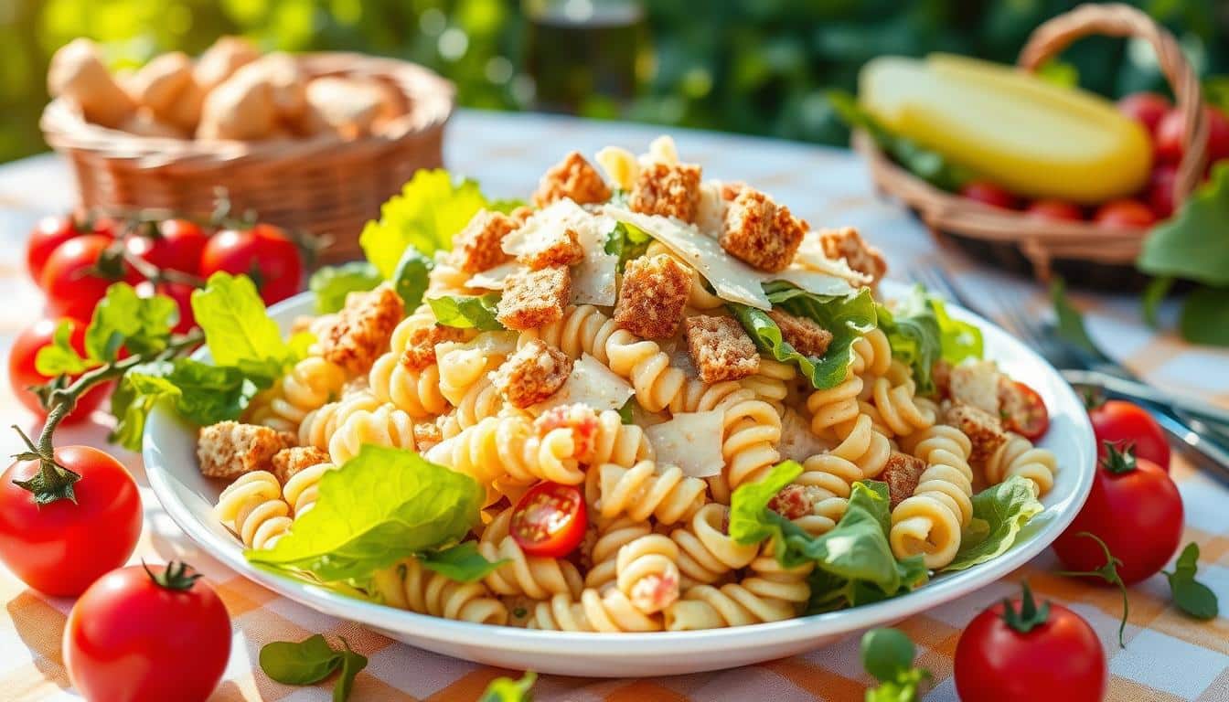 caesar pasta salad