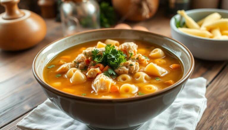 chicken pastina soup